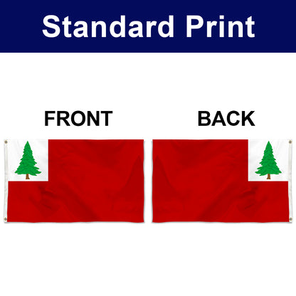 Fyon New England Pine Flag Banner