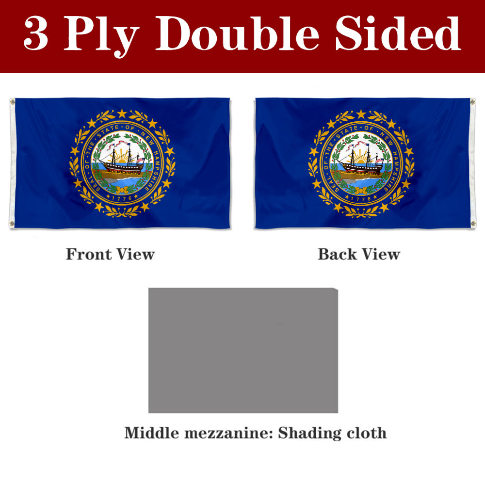 Fyon New Hampshire Flag Banner