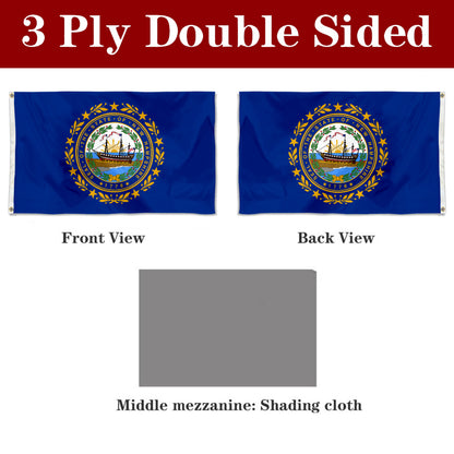 Fyon New Hampshire Flag Banner