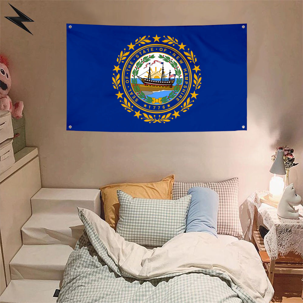 Fyon New Hampshire Flag Banner