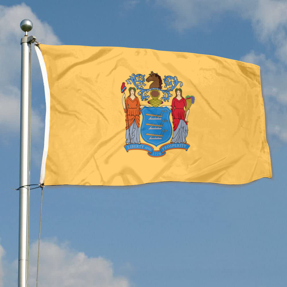 Fyon New Jersey Flag Banner