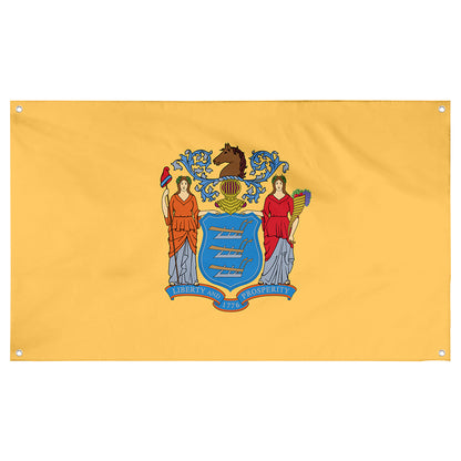 Fyon New Jersey Flag Banner