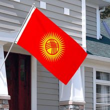 Fyon Double-sided New Kyrgystan Flag with straight sun rays