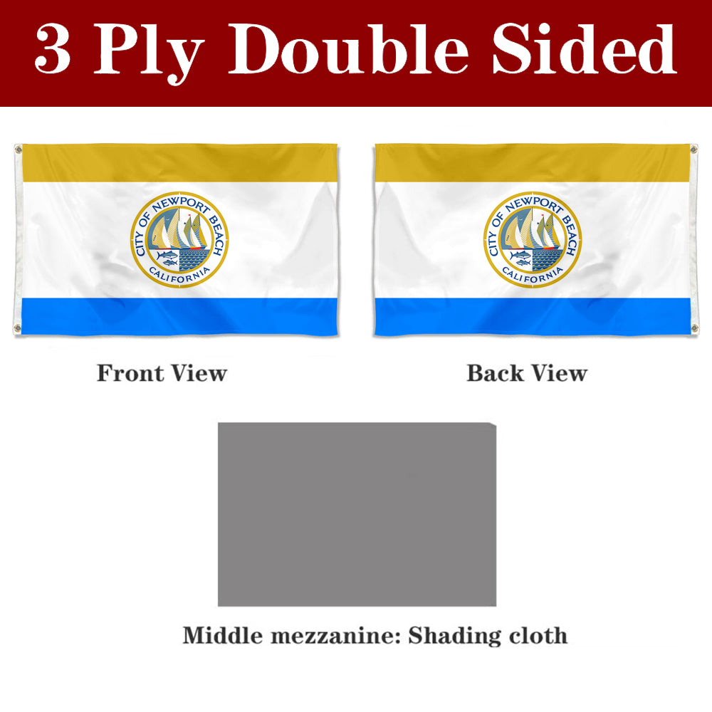 Fyon Newport Beach, California Flag Banner