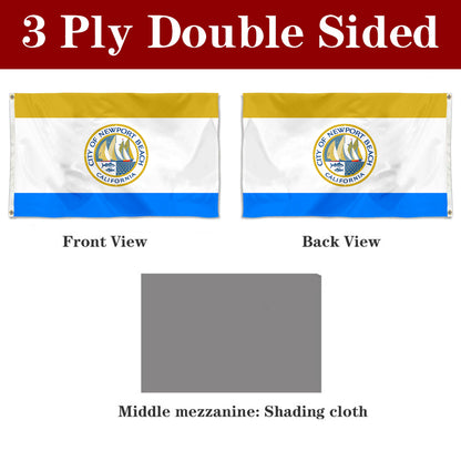 Fyon Newport Beach, California Flag Banner