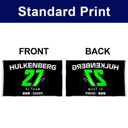 Fyon Nico Hulkenberg #27 Flag Racing Flags Banner