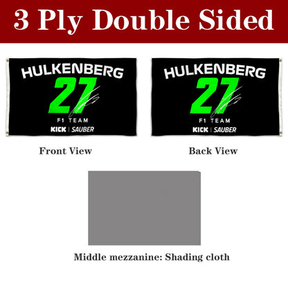Fyon Nico Hulkenberg #27 Flag Racing Flags Banner