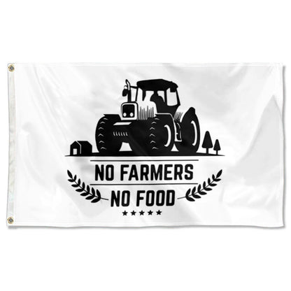 Fyon No Farmers No Food Flag  Indoor and outdoor banner