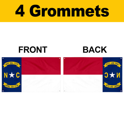 Fyon North Carolina Flag Banner