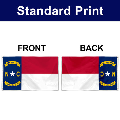 Fyon North Carolina Flag Banner