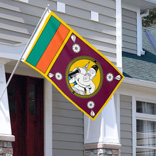 Fyon Double-sided North Central Province, Sri Lanka Flag Banner