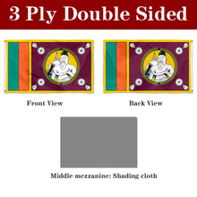 Fyon Double-sided North Central Province, Sri Lanka Flag Banner