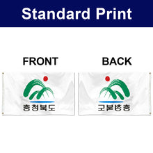 Fyon Double-sided North Chungcheong Province, South Korea Flag Banner