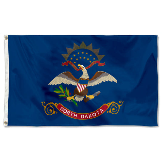 Fyon North Dakota Flag Banner