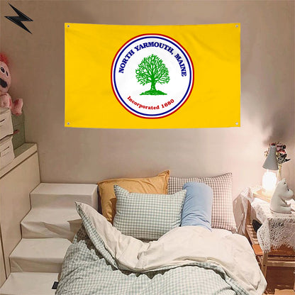 Fyon North Yarmouth, Maine Flag Banner