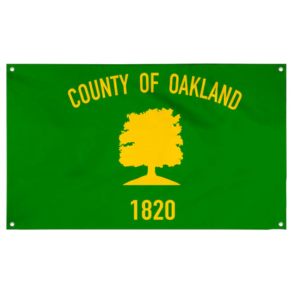 Fyon Oakland County, Michigan Flag Banner