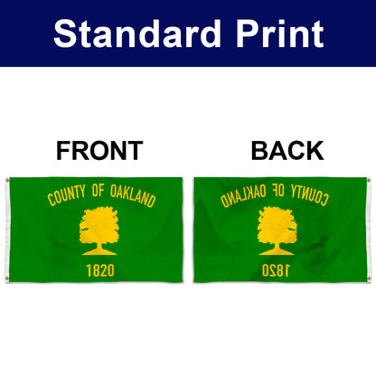 Fyon Oakland County, Michigan Flag Banner