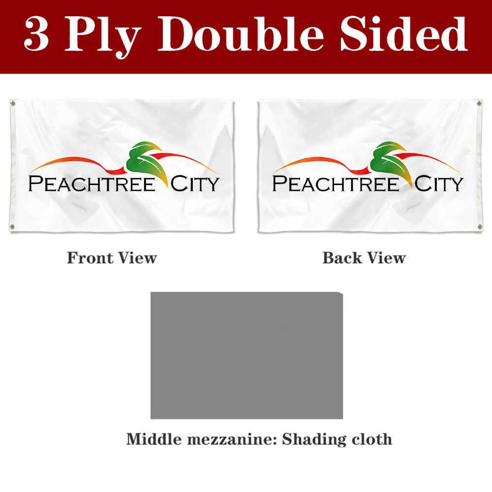 Fyon Official Peachtree City flag in Peachtree City, Georgia Flag Banner
