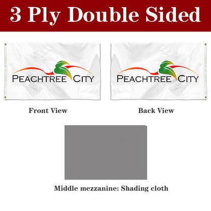 Fyon Official Peachtree City flag in Peachtree City, Georgia Flag Banner