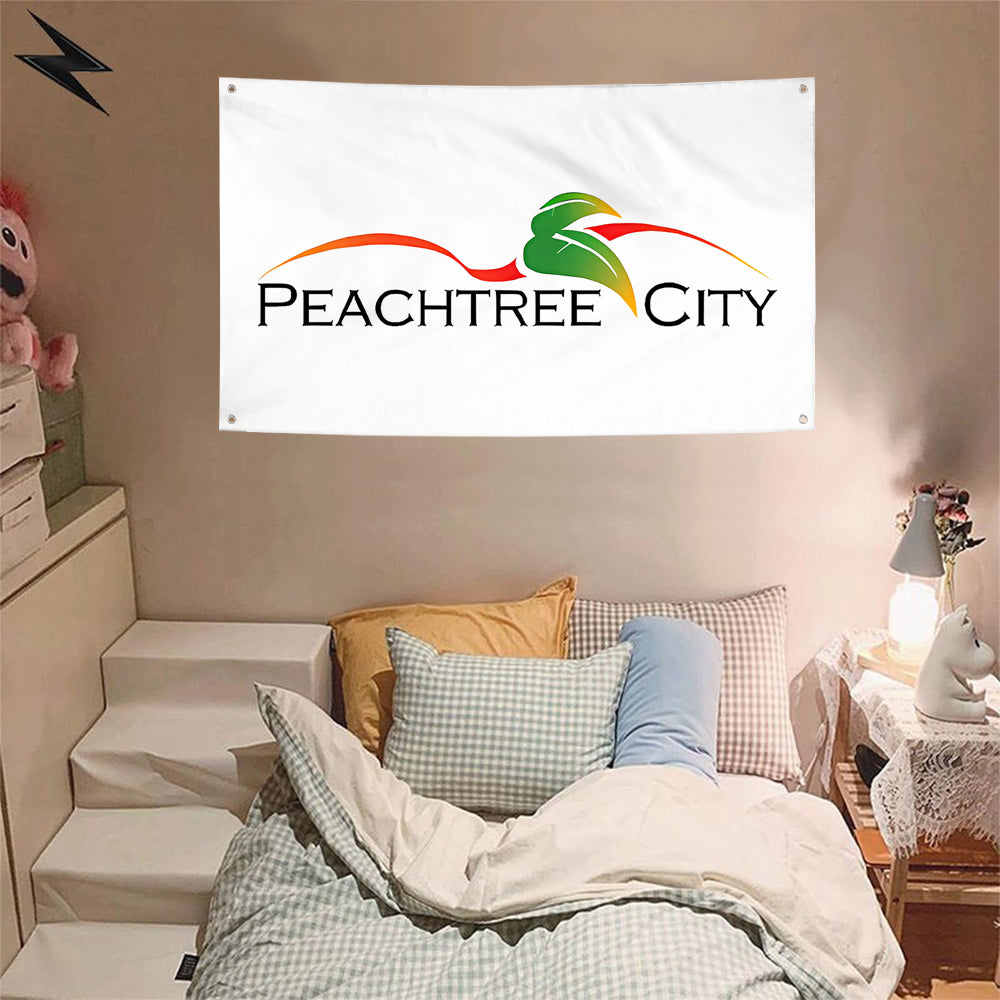 Fyon Official Peachtree City flag in Peachtree City, Georgia Flag Banner