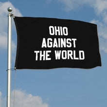 Fyon Ohio Against The World Flag Black lndoor and outdoor Banner