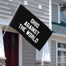 Fyon Ohio Against The World Flag Black lndoor and outdoor Banner