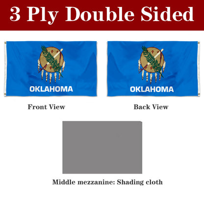 Fyon Oklahoma Flag Banner