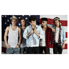 Fyon One Direction American Flag Decor Banner