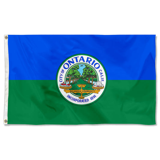 Fyon Ontario, California Flag Banner