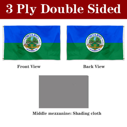 Fyon Ontario, California Flag Banner