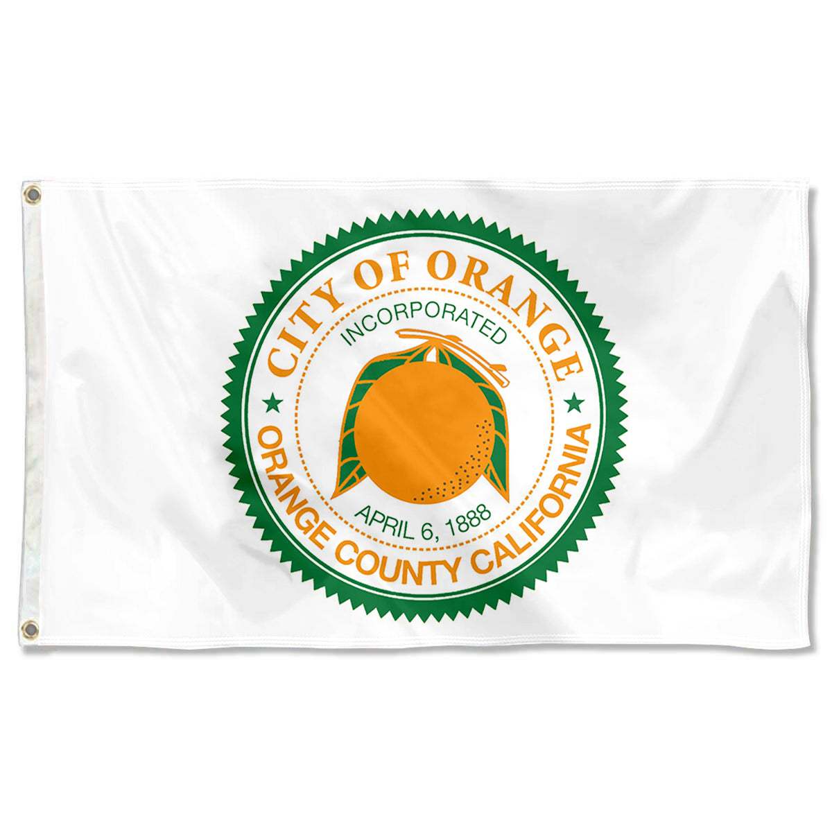 Fyon Orange, California Flag Banner