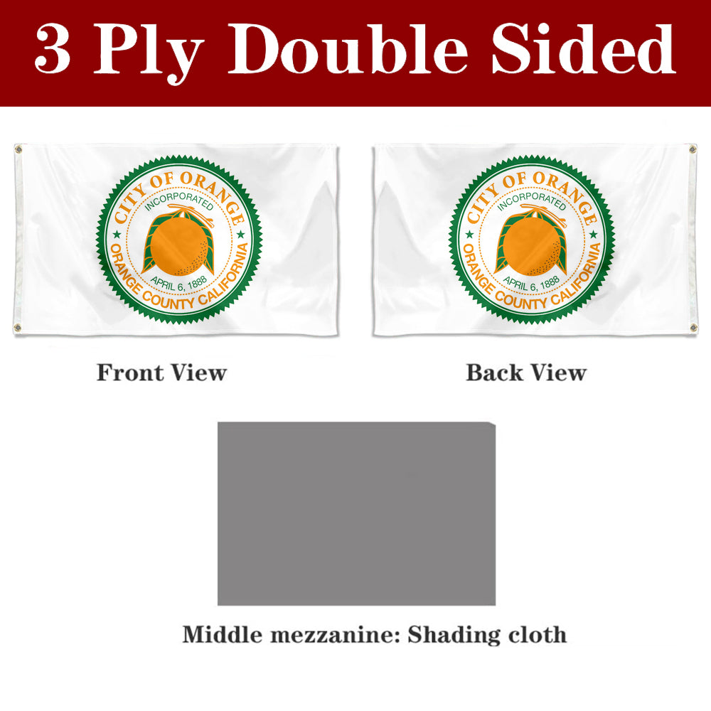 Fyon Orange, California Flag Banner
