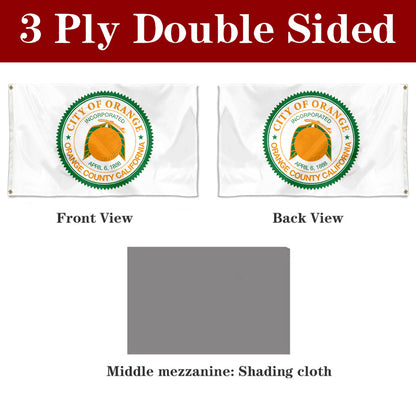 Fyon Orange, California Flag Banner