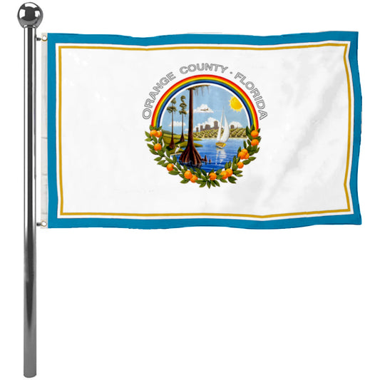 Fyon Orange County,Florida Flag Banner
