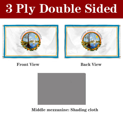 Fyon Orange County,Florida Flag Banner
