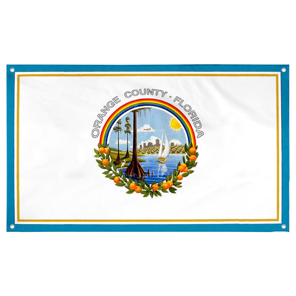 Fyon Orange County,Florida Flag Banner