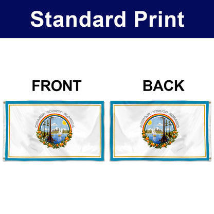 Fyon Orange County,Florida Flag Banner