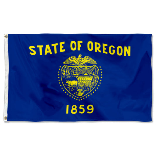 Fyon State of Oregon 1859 Flag Banner