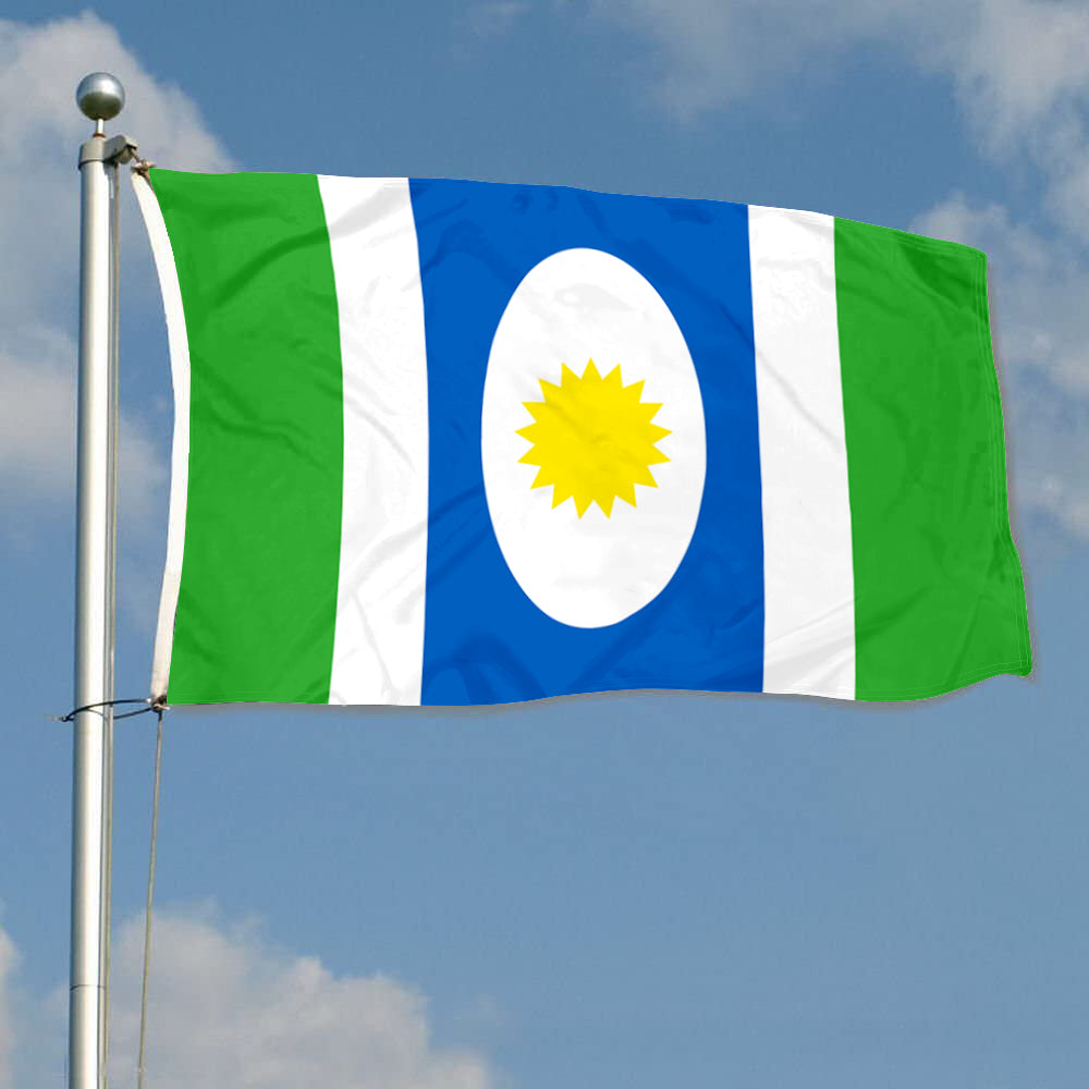 Fyon Orocovis, Puerto Rico Flag Banner