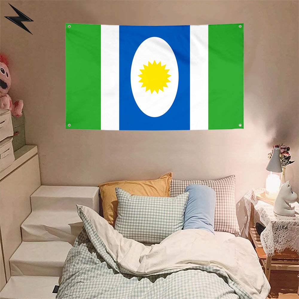 Fyon Orocovis, Puerto Rico Flag Banner