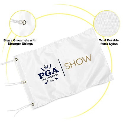 Fyon PGA of America 2024 PGA Show Golf Commemorative Pin Flag Banner Grommets