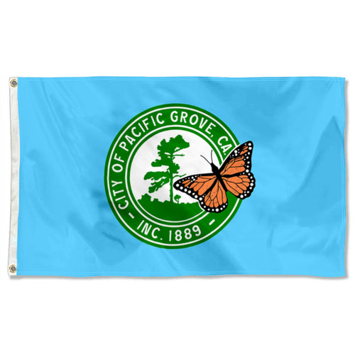 Fyon Double-sided Pacific Grove, California Flag Banner