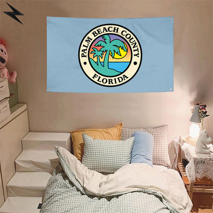 Fyon Palm Beach County Flag Banner