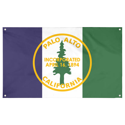 Fyon Palo Alto, California Flag Banner