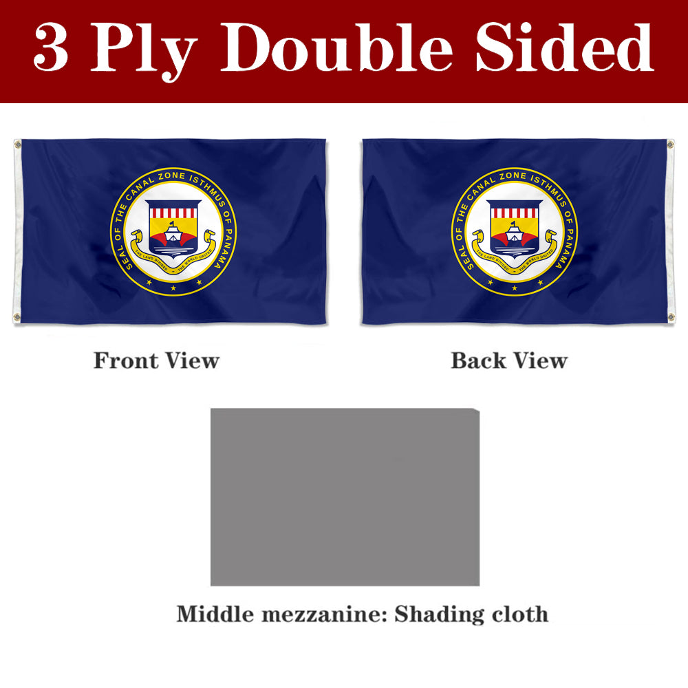 Fyon Panama Canal Zone Flag Banner