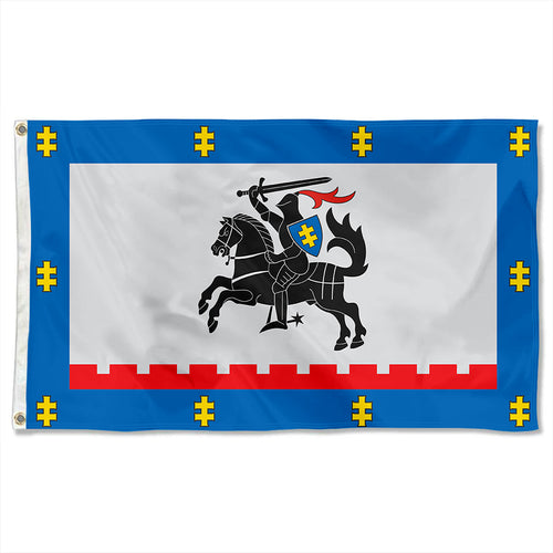 Fyon Double-sided Panevezys County, Lithuania Flag Banner