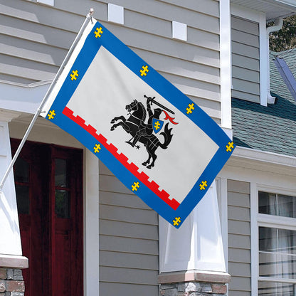 Fyon Double-sided Panevezys County, Lithuania Flag Banner
