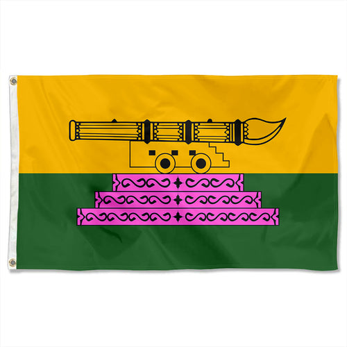 Fyon Double-sided Pattani Province, Thailand Flag Banner