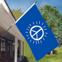 Fyon Peace Blue Flag  indoor and outdoor Banner