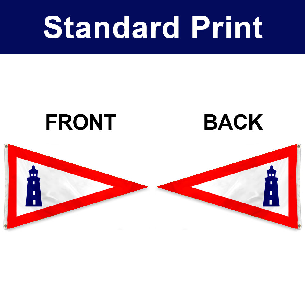 Fyon Pennant of a United States Lighthouse Service vessel Flag Banner